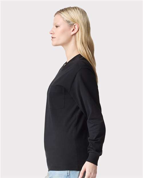 American Apparel Super Heavyweight Long Sleeve Pocket Tee 9410