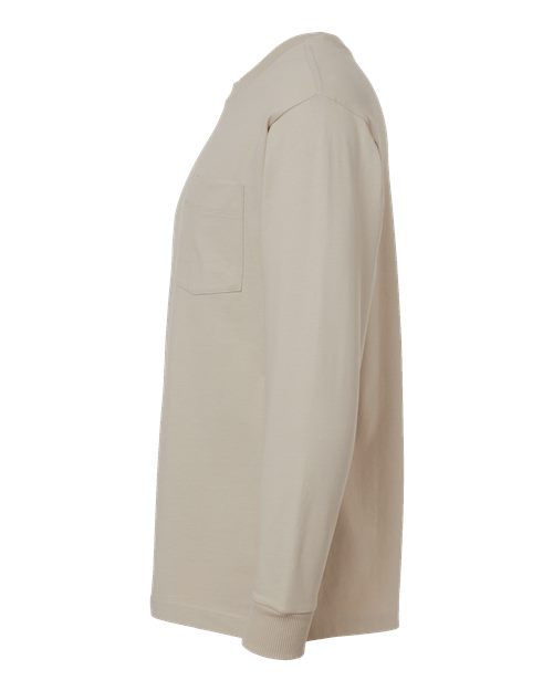 American Apparel Super Heavyweight Long Sleeve Pocket Tee 9410
