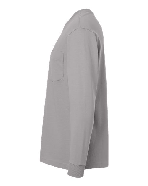 American Apparel Super Heavyweight Long Sleeve Pocket Tee 9410