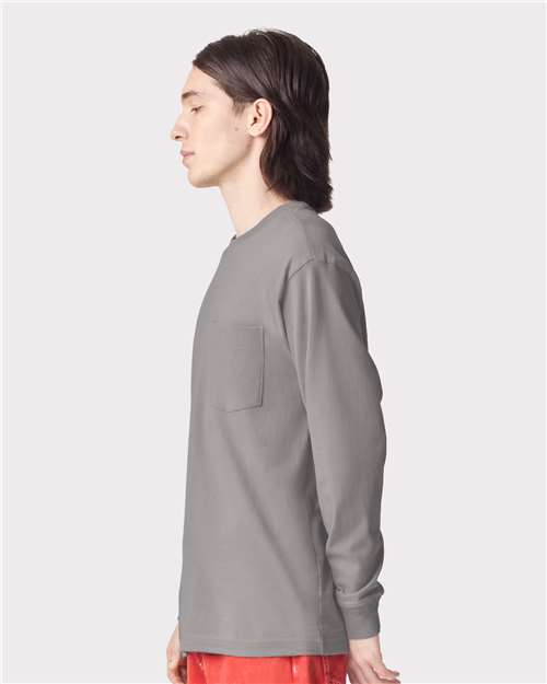American Apparel Super Heavyweight Long Sleeve Pocket Tee 9410