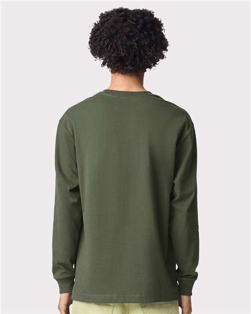 American Apparel Super Heavyweight Long Sleeve Pocket Tee 9410