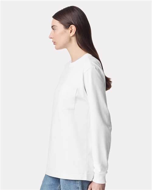 American Apparel Super Heavyweight Long Sleeve Pocket Tee 9410