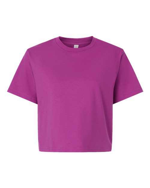 American Apparel Women's Fine Jersey Boxy Tee 102