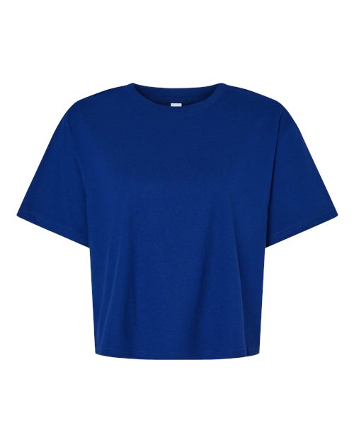 American Apparel Women's Fine Jersey Boxy Tee 102