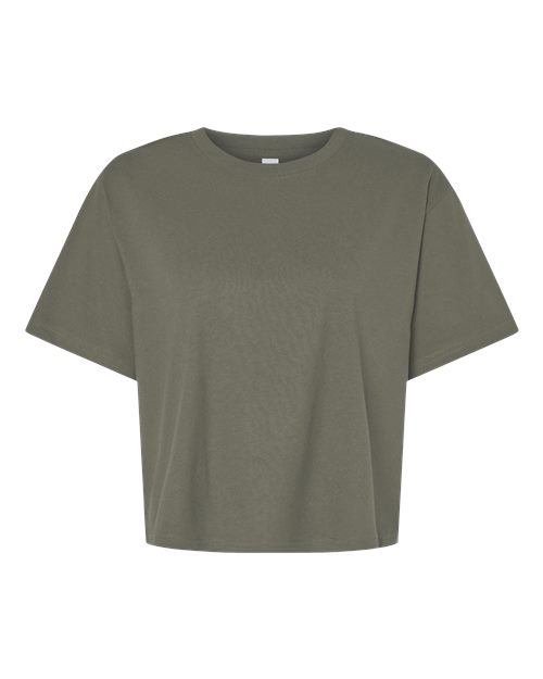 American Apparel Women's Fine Jersey Boxy Tee 102