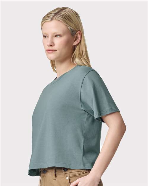 American Apparel Women's Fine Jersey Boxy Tee 102