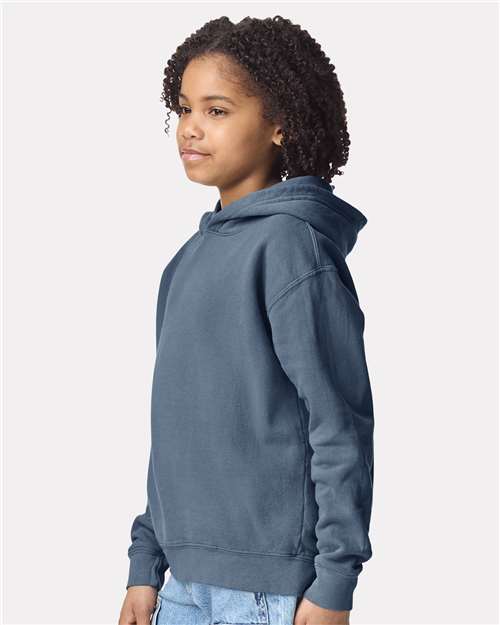 Comfort Colors Garment-Dyed Youth Lightweight Fleece Hooded Sweatshirt 1467Y