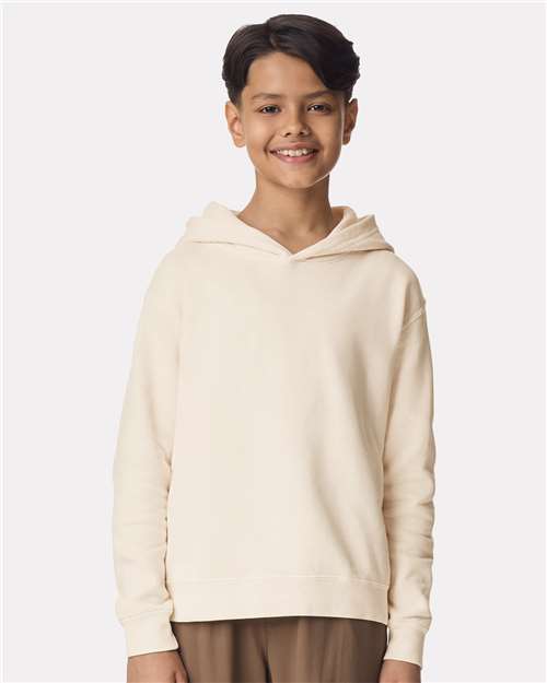 Custom Embroidered Comfort Colors Garment-Dyed Youth Lightweight Fleece Hooded Sweatshirt 1467Y