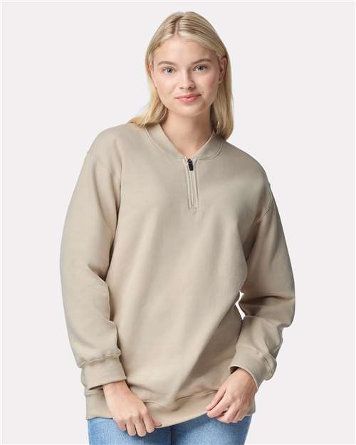 Custom Embroidered Gildan Softstyle® Midweight 1/4 Zip Sweatshirt SF008