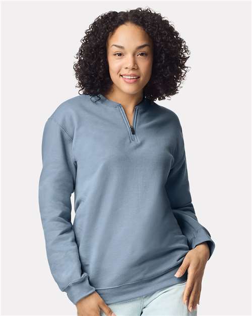 Custom Embroidered Gildan Softstyle® Midweight 1/4 Zip Sweatshirt SF008