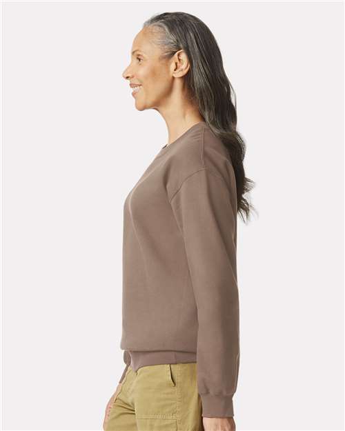 Gildan Softstyle® Midweight Crewneck Sweatshirt SF000 Brown Savana