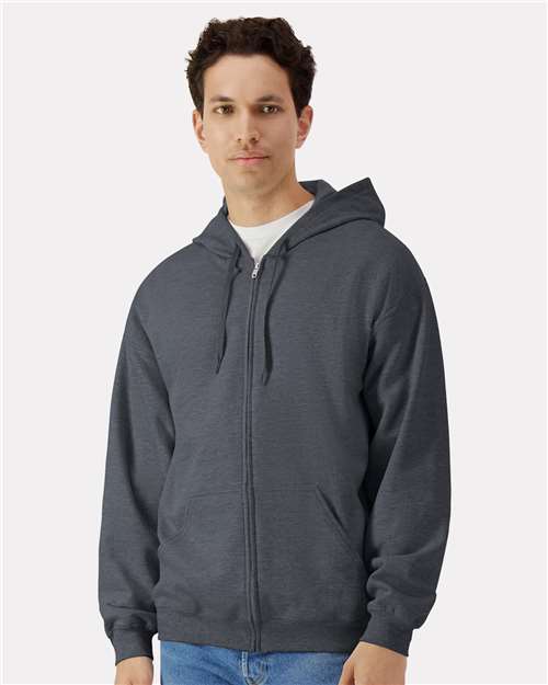 Custom Embroidered Gildan Softstyle® Full-Zip Hooded Sweatshirt SF600