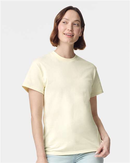 Custom Embroidered Gildan Heavy Cotton™ T-Shirt 5000 Off White