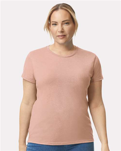 Custom Embroidered Gildan Heavy Cotton™ Women’s T-Shirt 5000L Dusty Rose