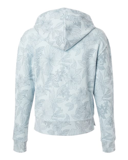 MV Sport Women's Maddie Floral Print Hooded Sweatshirt W24105