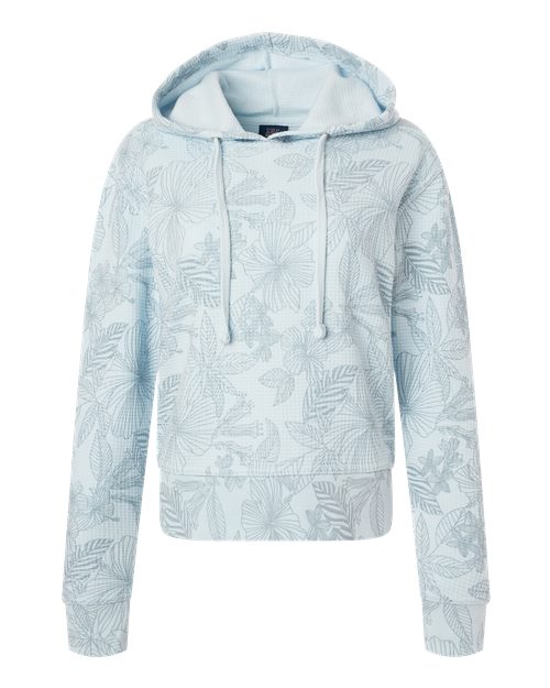 MV Sport Women's Maddie Floral Print Hooded Sweatshirt W24105