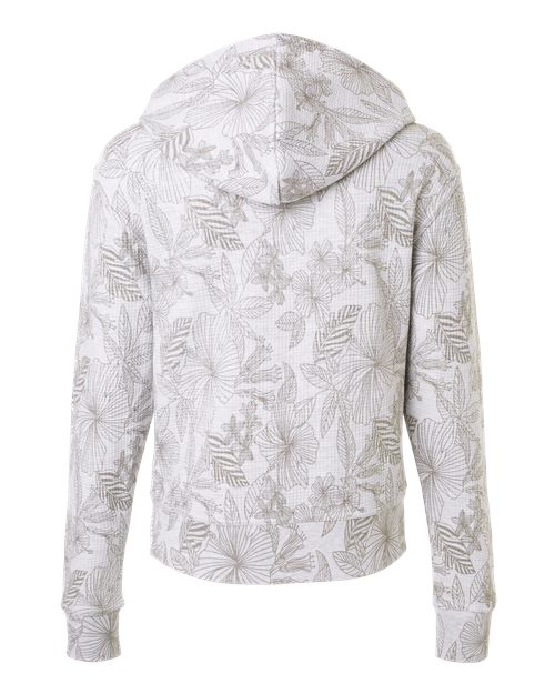 MV Sport Women's Maddie Floral Print Hooded Sweatshirt W24105
