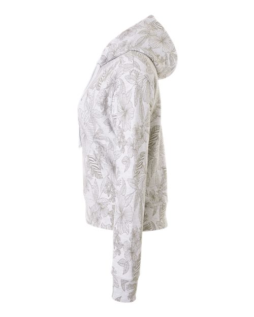 MV Sport Women's Maddie Floral Print Hooded Sweatshirt W24105