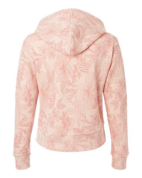 MV Sport Women's Maddie Floral Print Hooded Sweatshirt W24105