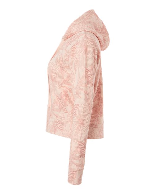 MV Sport Women's Maddie Floral Print Hooded Sweatshirt W24105