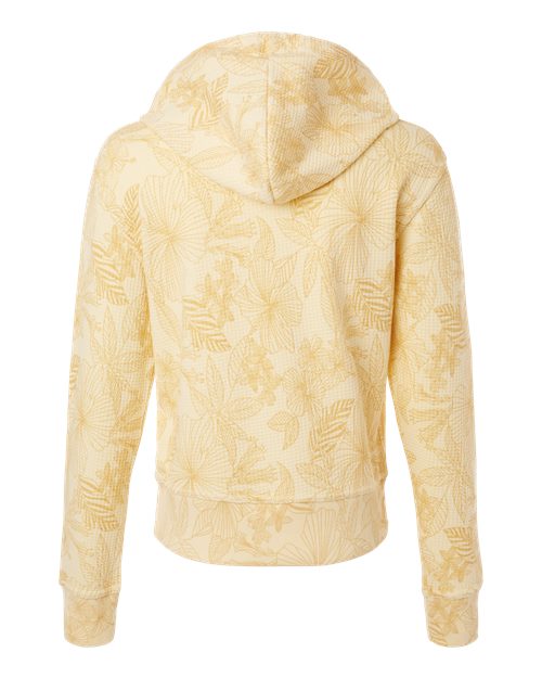 MV Sport Women's Maddie Floral Print Hooded Sweatshirt W24105