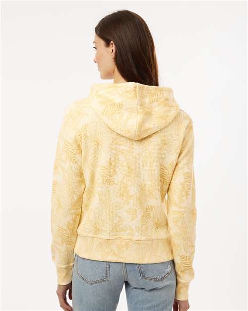 MV Sport Women's Maddie Floral Print Hooded Sweatshirt W24105