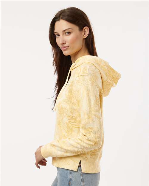 MV Sport Women's Maddie Floral Print Hooded Sweatshirt W24105