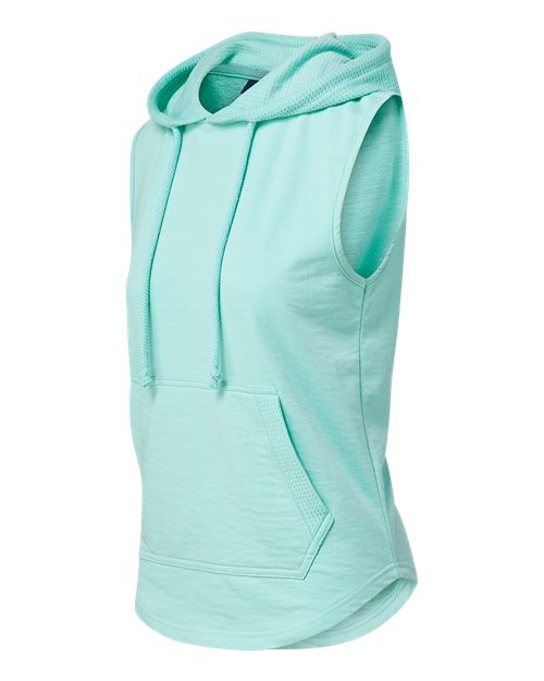 MV Sport Women's Kinsley Sleeveless Hooded Sweatshirt W24131