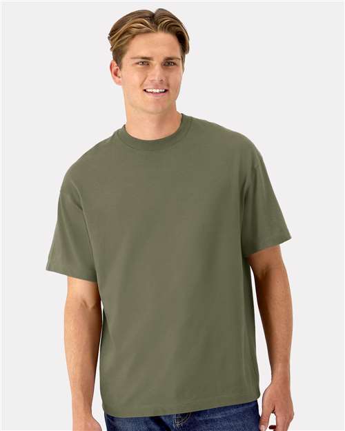 Custom Embroidered Hanes Beefy-T® Retro Street T-Shirt 5180R