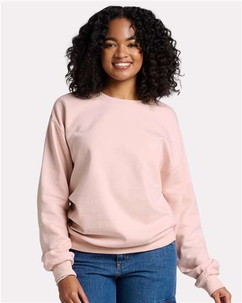 Custom Embroidered JERZEES Ultimate CVC Crewneck Sweatshirt IC48MR