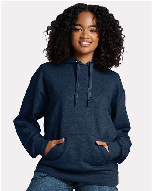 Custom Embroidered JERZEES Ultimate CVC Hooded Sweatshirt IC49MR