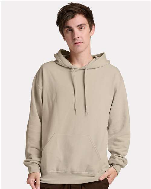 Custom Embroidered JERZEES Ultimate CVC Hooded Sweatshirt IC49MR