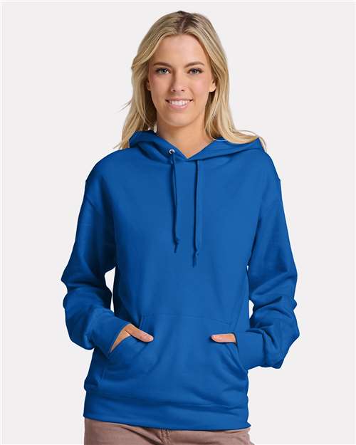 Custom Embroidered JERZEES Ultimate CVC Hooded Sweatshirt IC49MR