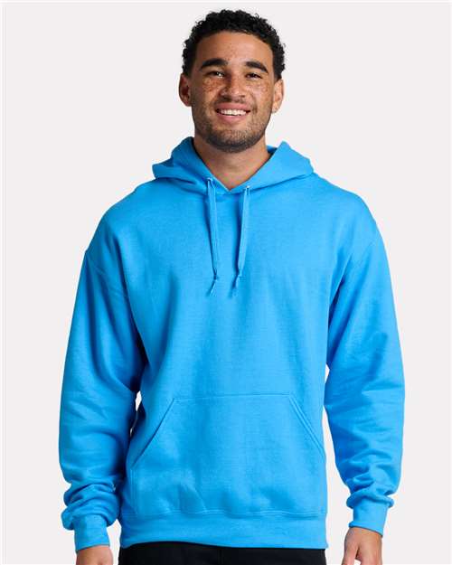 Custom Embroidered JERZEES Ultimate CVC Hooded Sweatshirt IC49MR