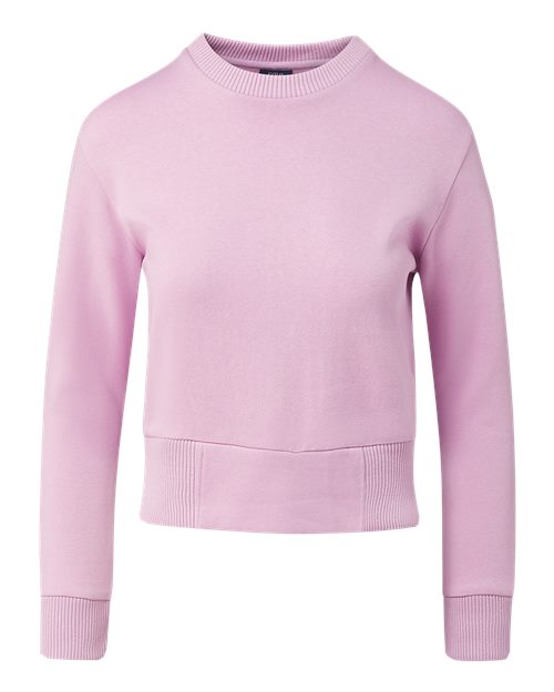 MV Sport Women's Romi Cloud Fleece Crop Crewneck Sweatshirt W22106