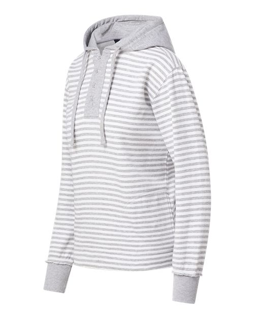MV Sport Women's Alina Henley Hooded Sweatshirt W24128