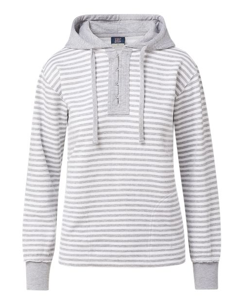 MV Sport Women's Alina Henley Hooded Sweatshirt W24128
