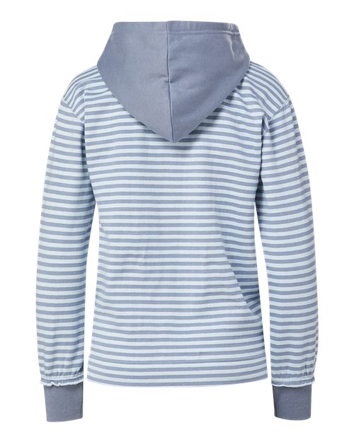 MV Sport Women's Alina Henley Hooded Sweatshirt W24128