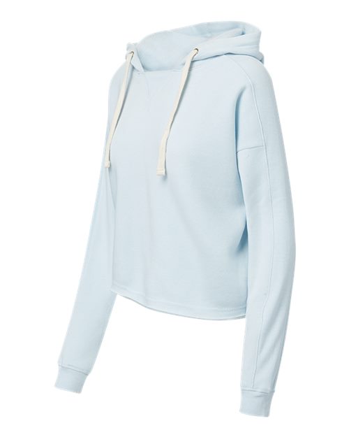 MV Sport Women's Angel Fleece Crop Hooded Sweatshirt W23101