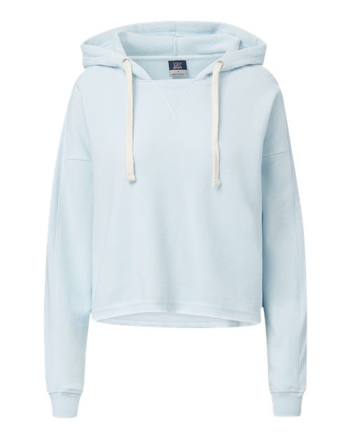 MV Sport Women's Angel Fleece Crop Hooded Sweatshirt W23101