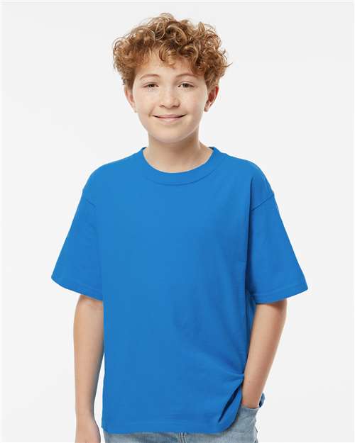 M&O Youth Gold Soft Touch T-Shirt 9463