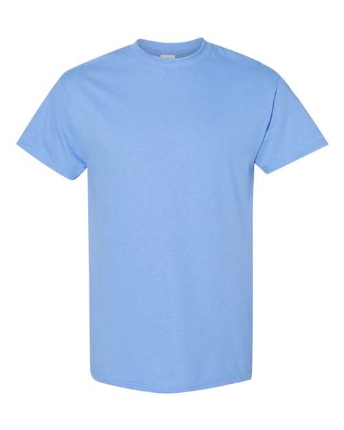 Gildan USA-Made Fine Jersey T-Shirt 5000 Carolina Blue Custom Embroidered Business Logo