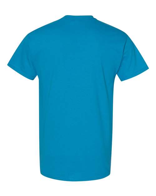 Gildan USA-Made Fine Jersey T-Shirt 5000 Sapphire Custom Embroidered Business Logo