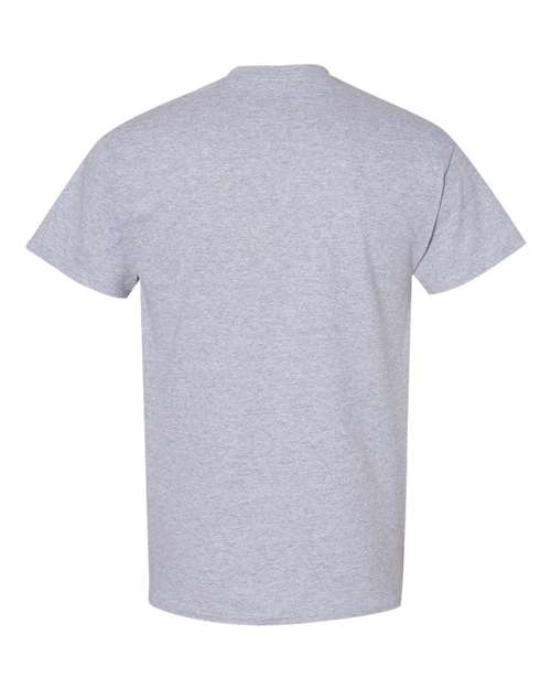 Gildan USA-Made Fine Jersey T-Shirt 5000 Sport Grey Custom Embroidered Business Logo