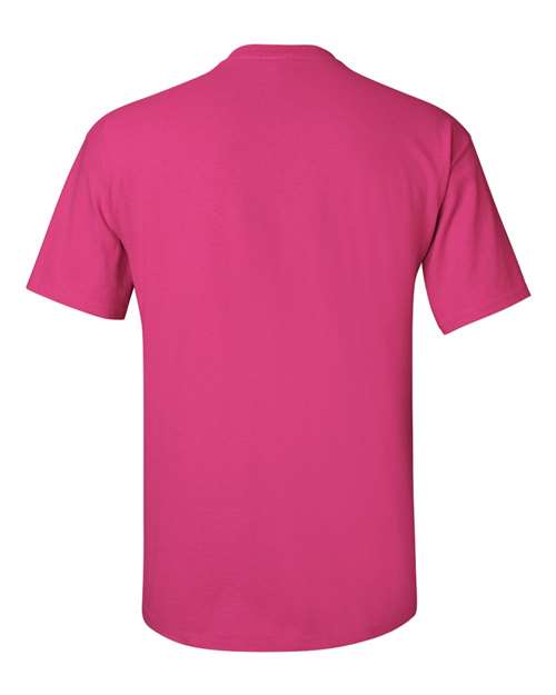 Gildan Women’s 1X1 Baby Rib Raglan Three-Quarter Sleeve Tee 2000 Heliconia Custom Embroidered Business Logo