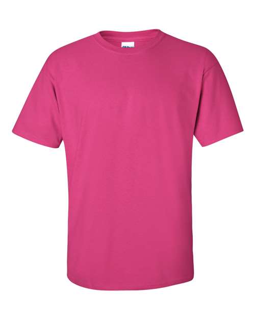 Gildan Women’s 1X1 Baby Rib Raglan Three-Quarter Sleeve Tee 2000 Heliconia Custom Embroidered Business Logo