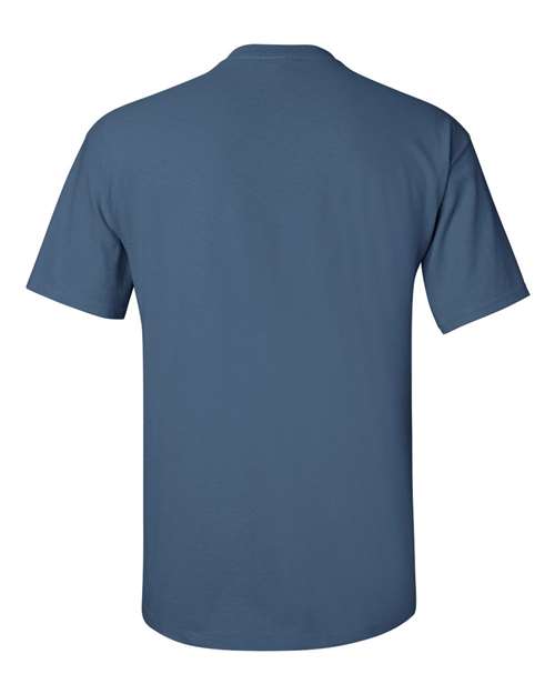 Gildan Women’s 1X1 Baby Rib Raglan Three-Quarter Sleeve Tee 2000 Indigo Blue Custom Embroidered Business Logo