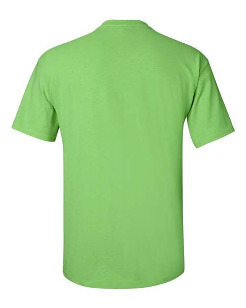 Gildan Women’s 1X1 Baby Rib Raglan Three-Quarter Sleeve Tee 2000 Lime Custom Embroidered Business Logo