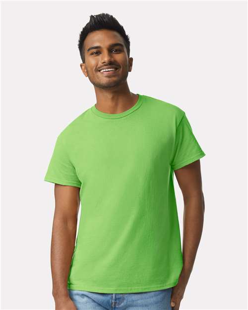 Custom Embroidered Gildan Ultra Cotton® T-Shirt 2000 Lime