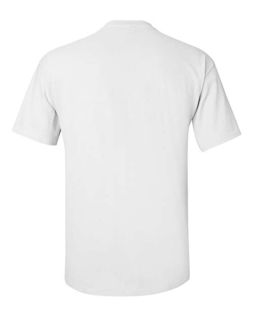 Gildan Women’s 1X1 Baby Rib Raglan Three-Quarter Sleeve Tee 2000 PFD White Custom Embroidered Business Logo